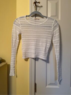 Hollister Lace Long Sleeve Top